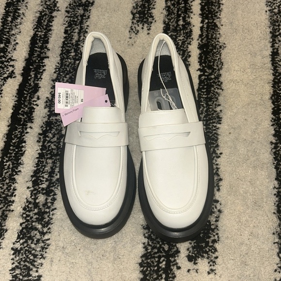 Wild fable White Lacey Platform Loafer Size 10 - Picture 4 of 5